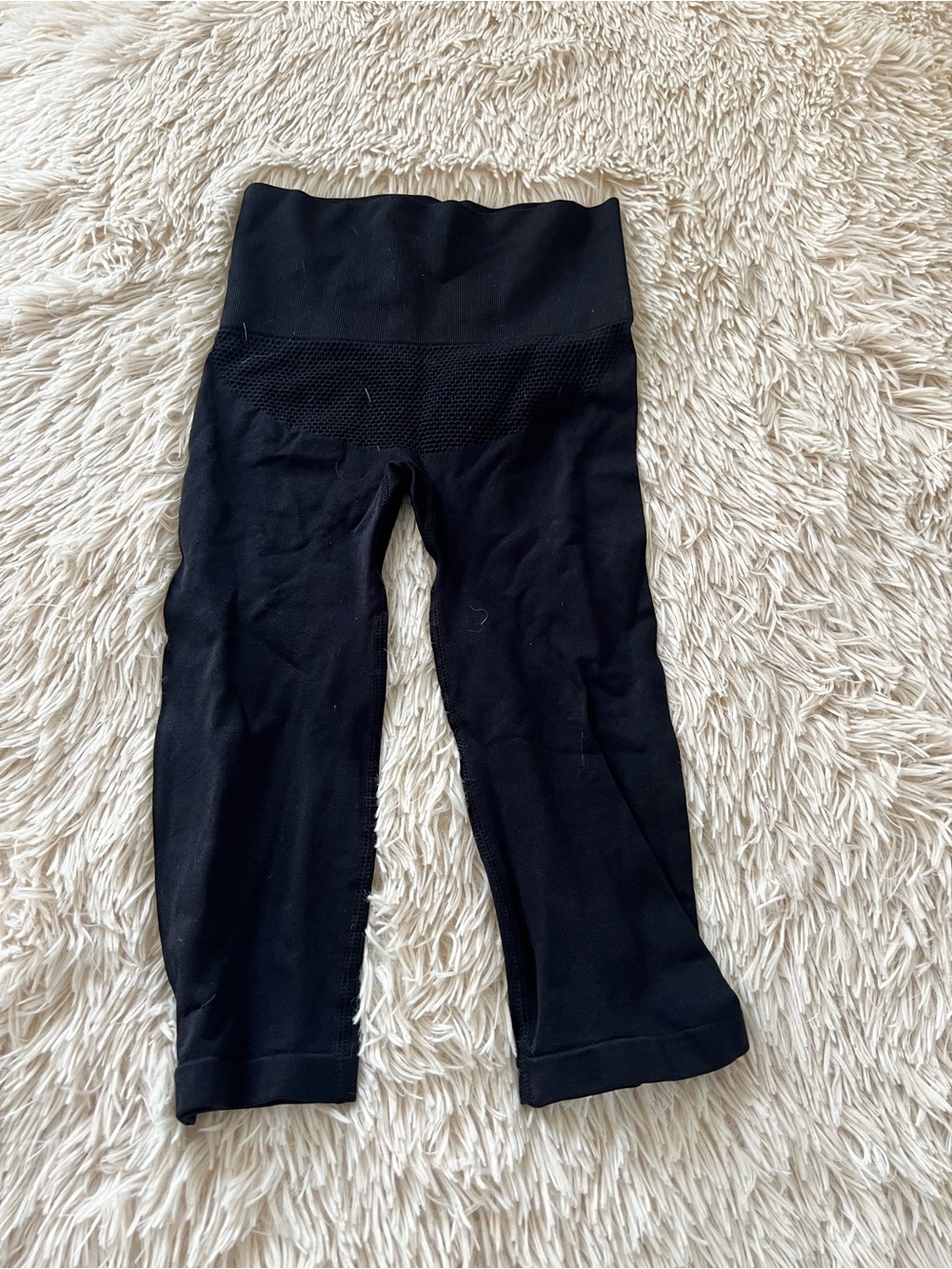 Black Kids Active Capris - Comfortable Everyday Leggings